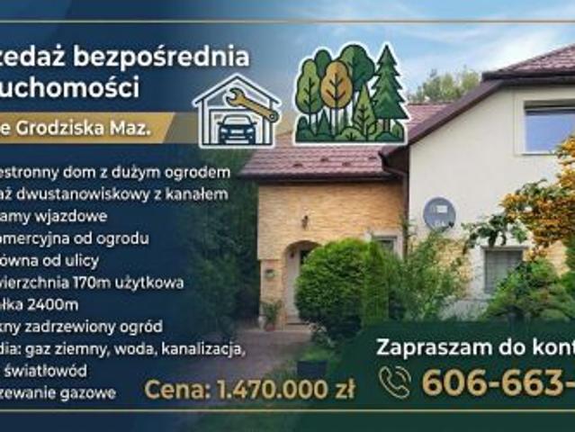 Dom na sprzedaż w Grodzisk Mazowiecki, powiat grodziski