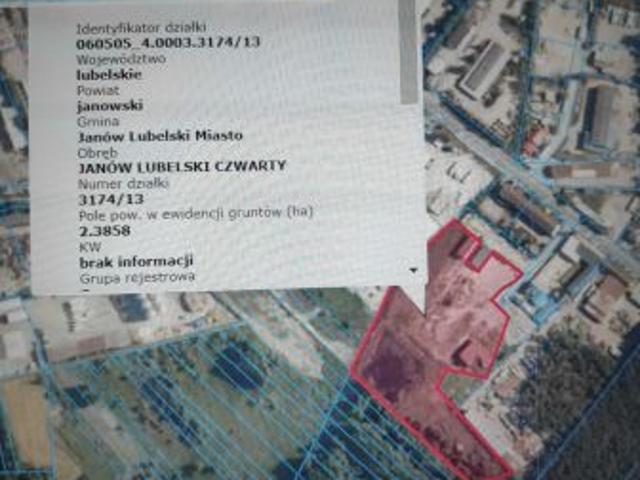 Grunt na sprzedaż w Janów Lubelski, Lubelskie