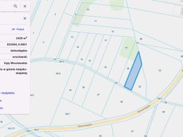 Grunt na sprzedaż w Kąty Wrocławskie, powiat wrocławski
