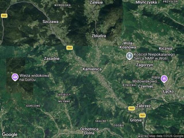 Grunt na sprzedaż w Kamienica, powiat limanowski