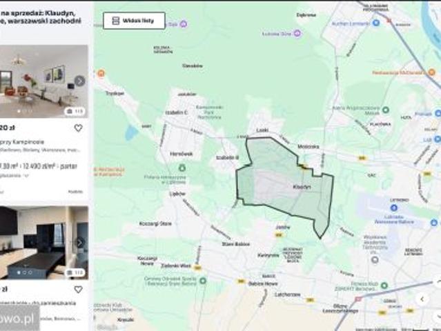 Grunt na sprzedaż w Klaudyn, Mazowieckie