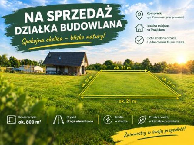 Grunt na sprzedaż w Komorniki, powiat poznański