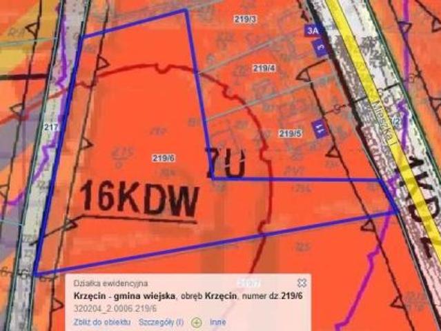 Grunt na sprzedaż w Krzęcin, Zachodniopomorskie