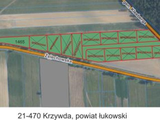 Grunt na sprzedaż w Krzywda, Lubelskie