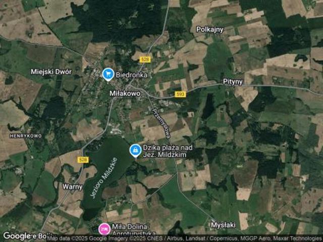 Grunt na sprzedaż w Miłakowo, Warmińsko-mazurskie