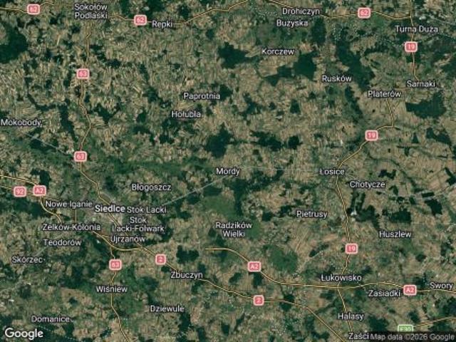 Grunt na sprzedaż w Mordy, Mazowieckie