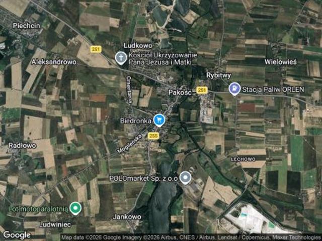 Grunt na sprzedaż w Pakość, Kujawsko-pomorskie