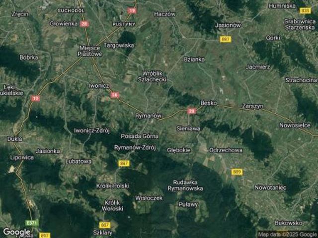 Grunt na sprzedaż w Rymanów, powiat krośnieński