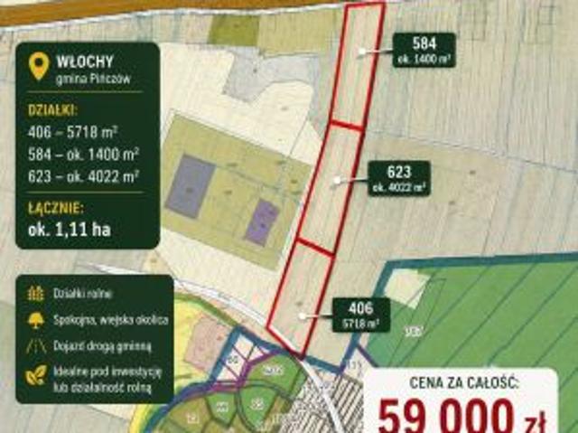 Grunt na sprzedaż w Warszawa Włochy, Świętokrzyskie