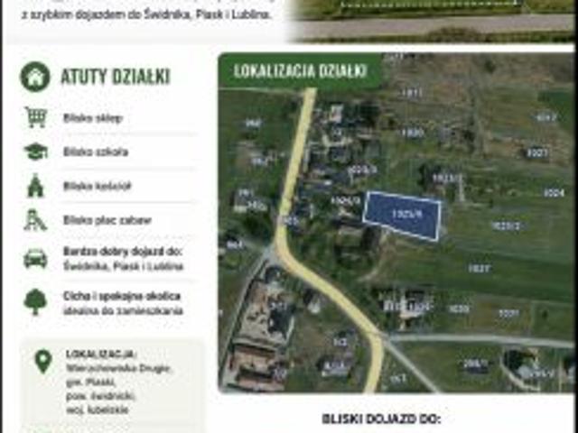 Grunt na sprzedaż w Wierzchowiska, Lubelskie