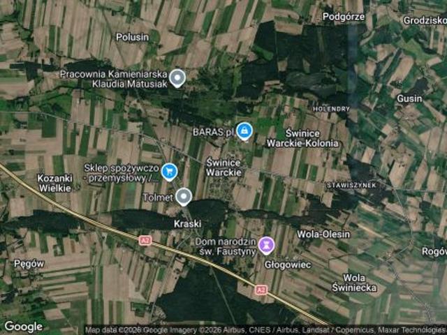 Grunt na sprzedaż w Świnice Warckie, powiat łęczycki