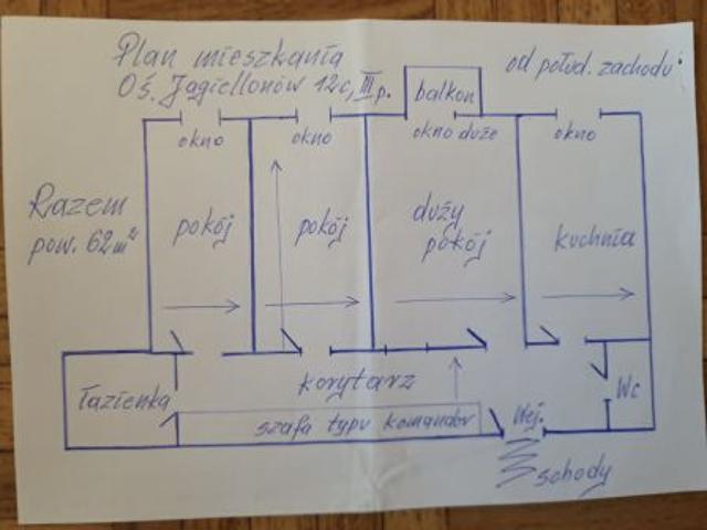 Mieszkanie na sprzedaż w Osiedle Zwycięstwa, Wschowa
