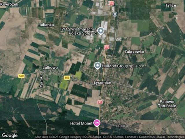 Grunt na sprzedaż w Łysomice, Kujawsko-pomorskie
