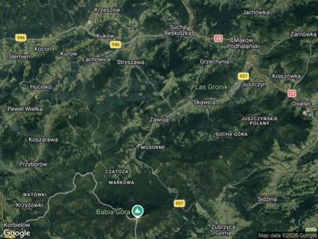 Grunt na sprzedaż w Zawoja, Małopolskie