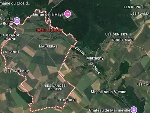 Terrain vente à Les Andelys, Bézu-la-forêt