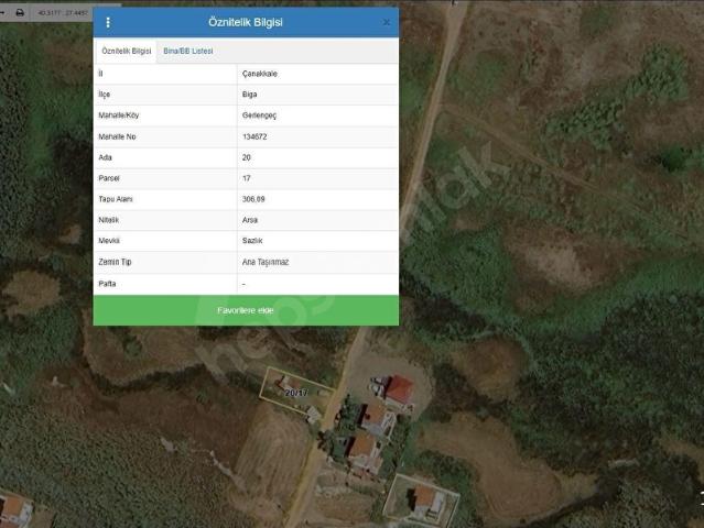 Biga, Çanakkale içerisinde satılık Arsa