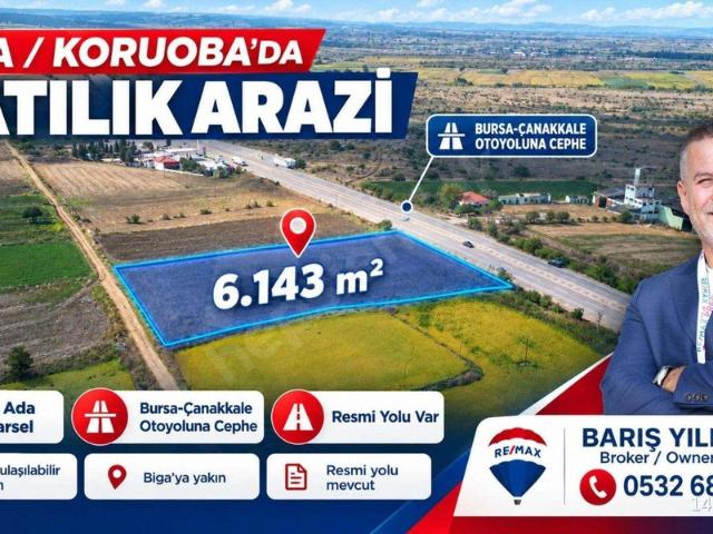 Güvemalanı, Biga içerisinde satılık Arsa