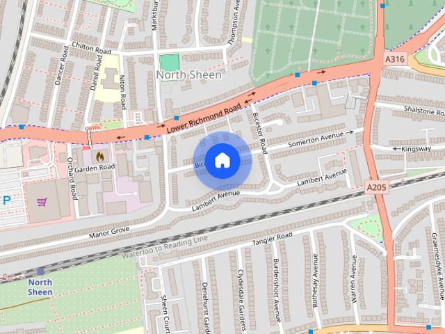 House for rent in North Sheen, Greater London