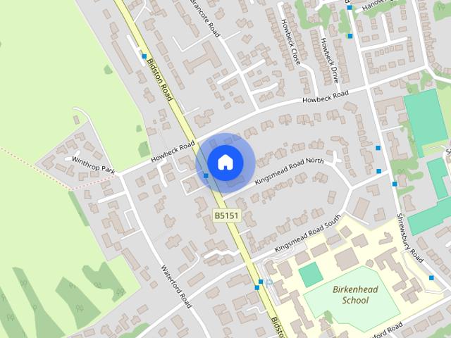 Apartment for rent in Noctorum, Oxton
