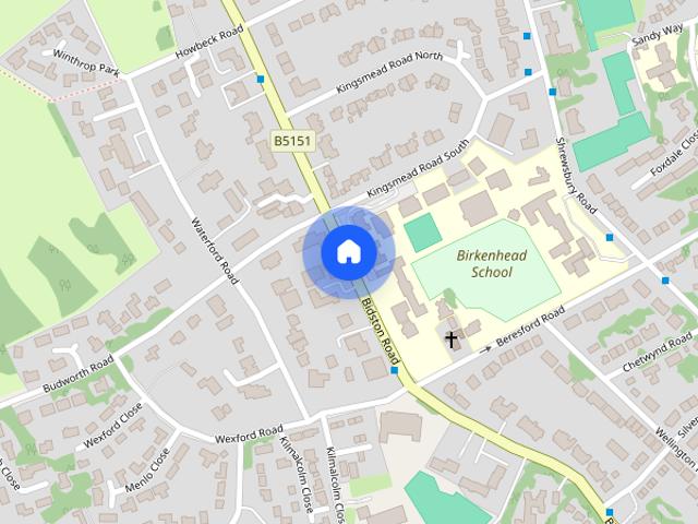 Apartment for rent in Noctorum, Oxton