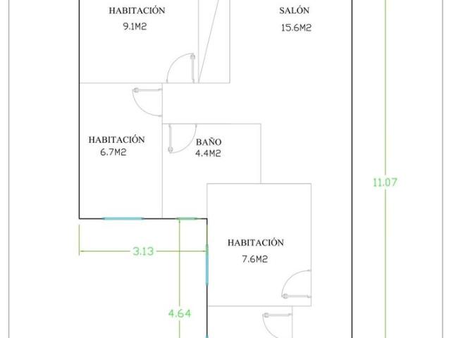 Apartamento en alquiler en Distrito II, Alcalá De Henares