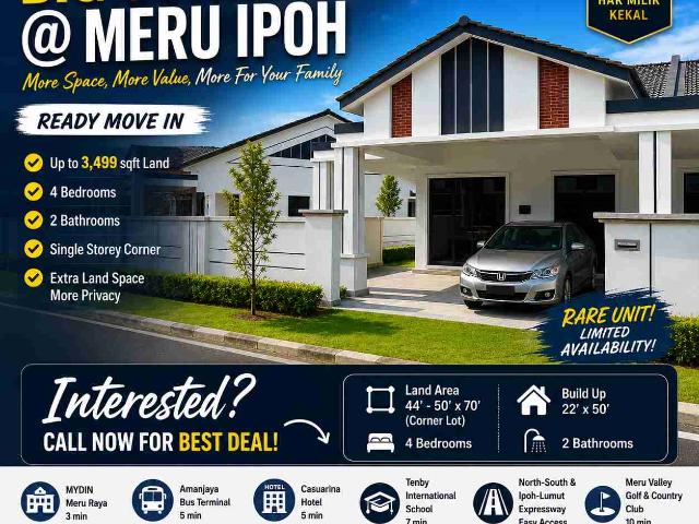House for sale in Perak, Tanjong Ipoh