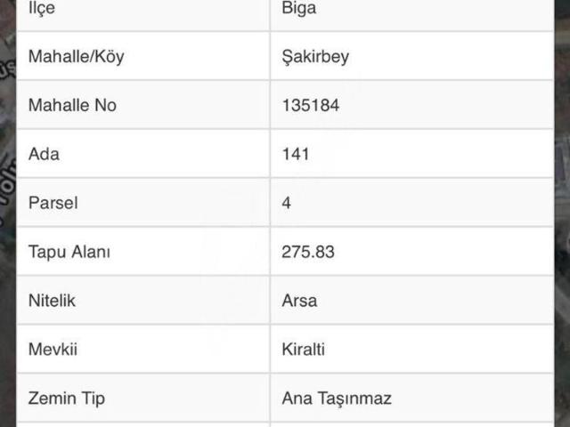 Esentepe Mahallesi, Biga içerisinde satılık mülk