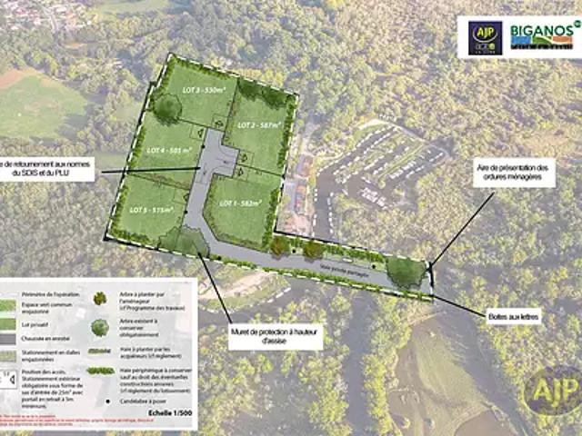 Terrain vente à Arcachon, Biganos