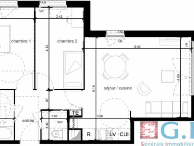 Appartement vente à Rouen, Bois-guillaume