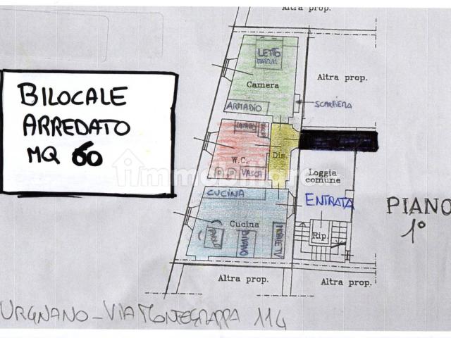 Appartamento in affitto a Urgnano, Bergamo