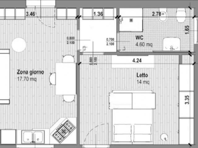 Appartamento in affitto a Circoscrizione 8, Piemonte