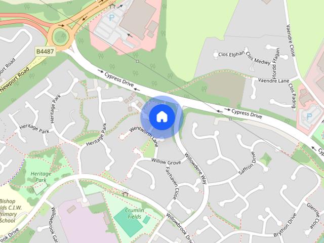 Townhouse for rent in St Mellons, Cardiff