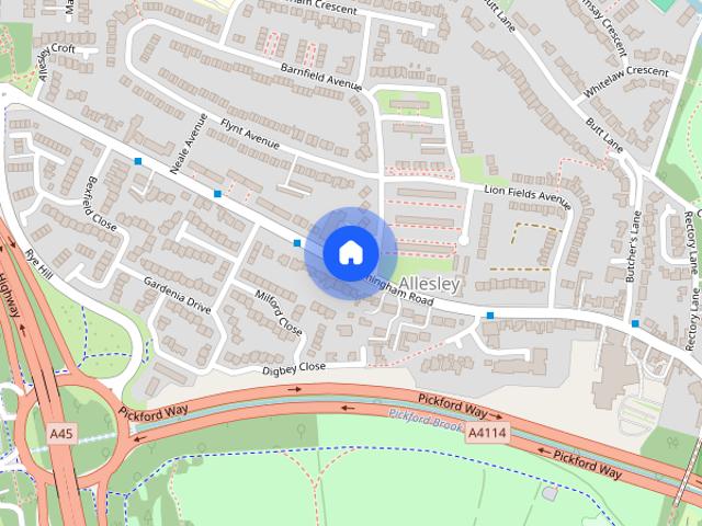 Apartment for rent in Allesley, Coventry
