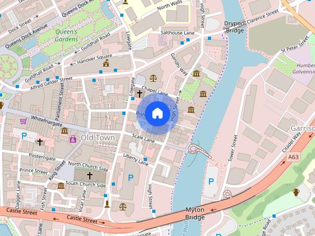 Apartment for rent in Old Town, Hull