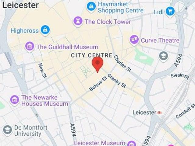 Studio for rent in St Matthew's, Leicester