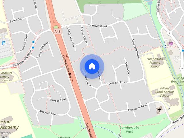 House for rent in Thorplands, Northampton