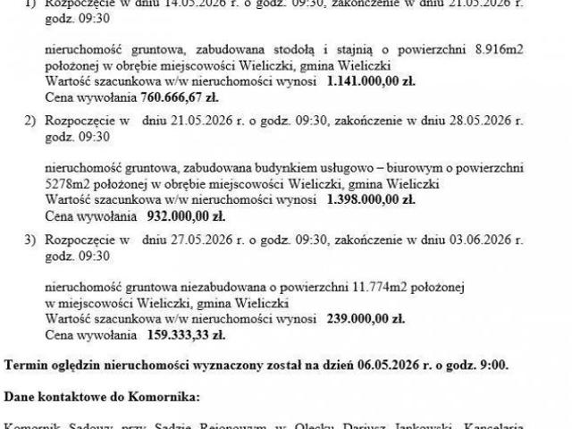 Mieszkanie na sprzedaż w Wieliczki, Warmińsko-mazurskie