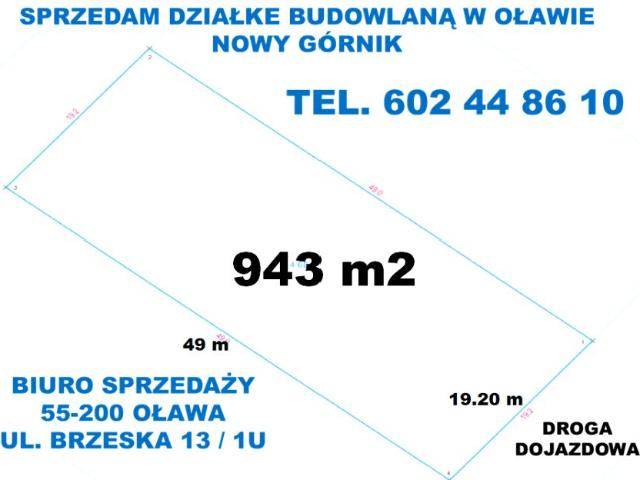 Grunt na sprzedaż w Oława, Dolnośląskie