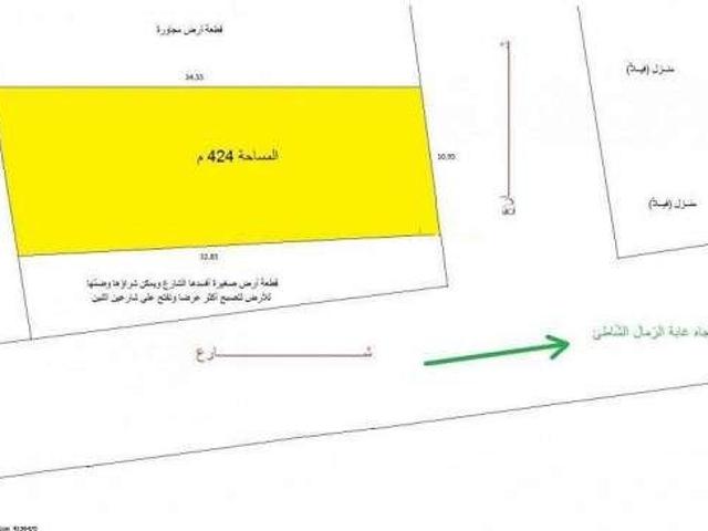 Terrain vente à Bizerte Nord