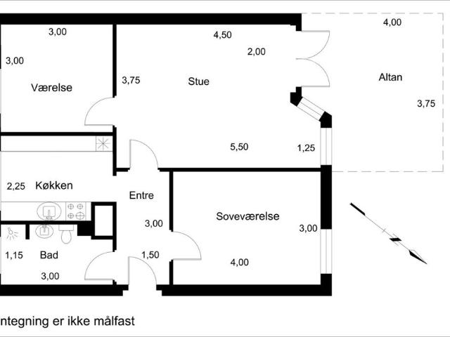 Lejlighed til leje i Middelfart