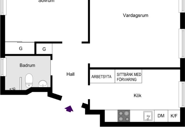Bostadsrätt till salu i Botkyrka, Stockholm