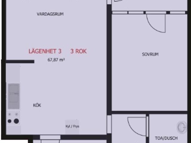 Lägenhet hyra i Västerfärnebo