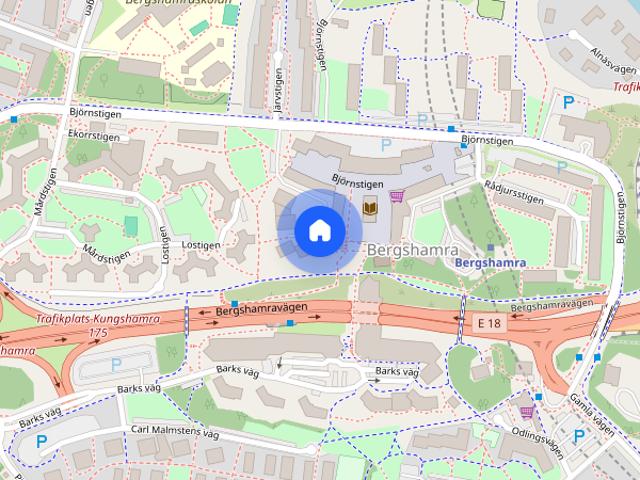 Lägenhet hyra i Bergshamra, Stockholm