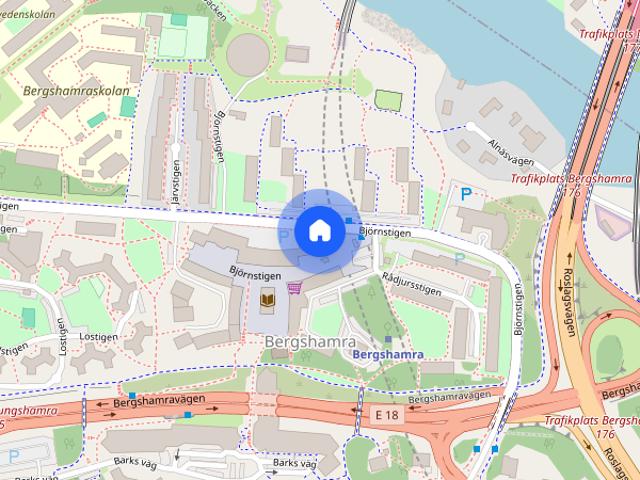 Lägenhet hyra i Bergshamra, Stockholm