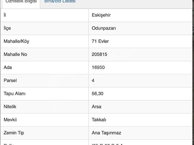 Eskişehir, Odunpazarı içerisinde satılık Arsa