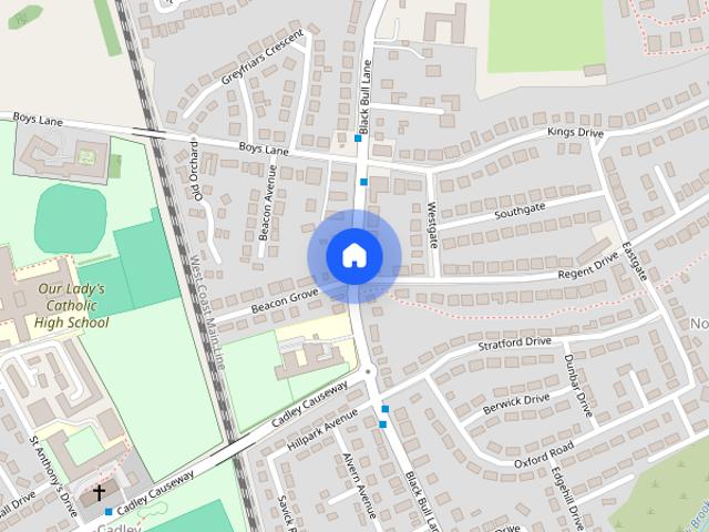 House for rent in Cadley, Higher Bartle