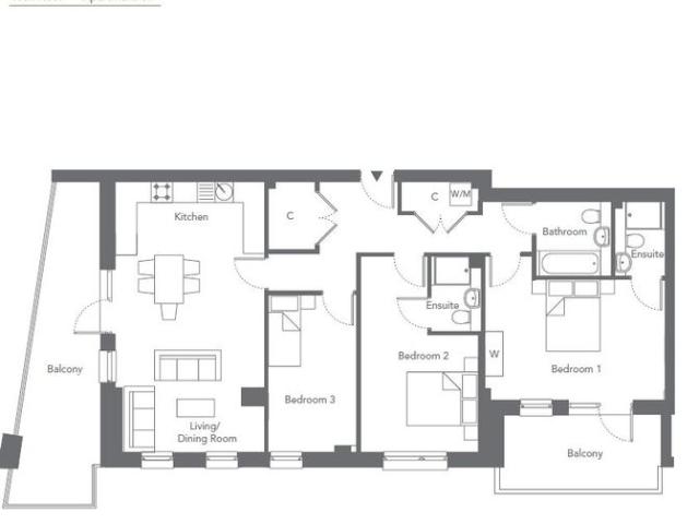 Apartment for rent in London Borough of Ealing, Greater London
