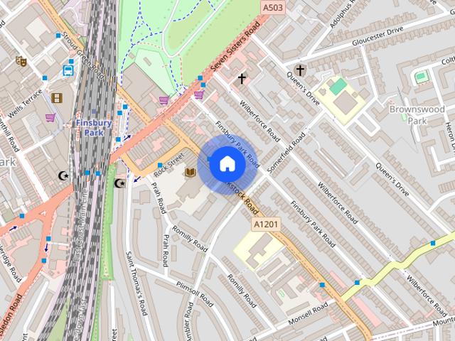Apartment for rent in Brownswood Park, Greater London
