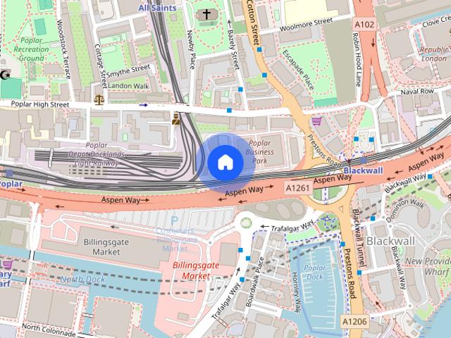 Apartment for rent in Poplar Grove, Greater London