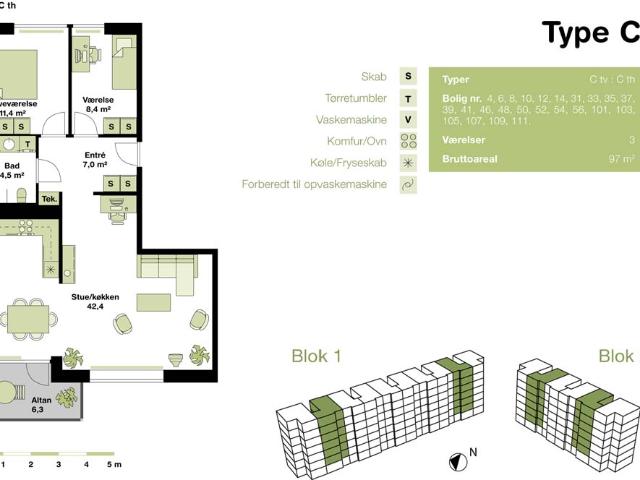 Lejlighed til leje i Gladsaxe, Brøndby